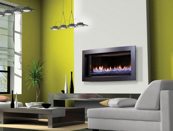 minimalist-modern-fireplace-ideas-green-wall-white-sofas-large-windows