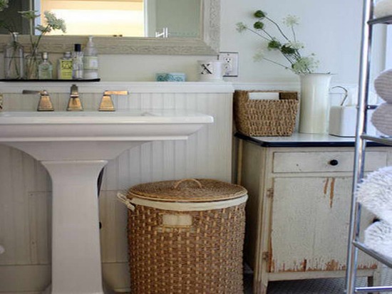 Stylish Wicker Laundry Hamper Storage Space for Your Dirty Laundry Set Under Домострой
