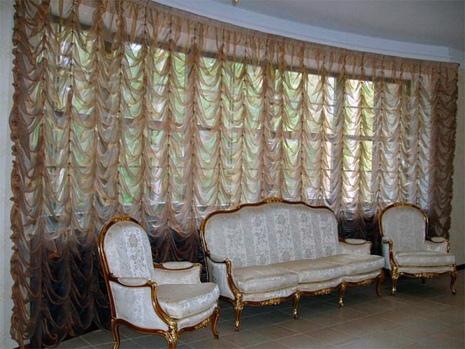 французские шторы