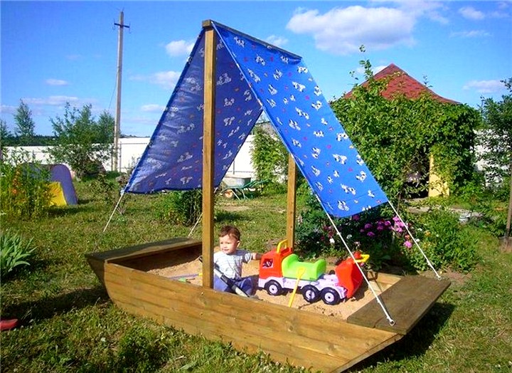 песочница своими руками 4
