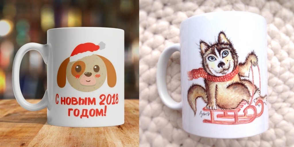 Кружки с изображением Собак Кружки с изображением Собак