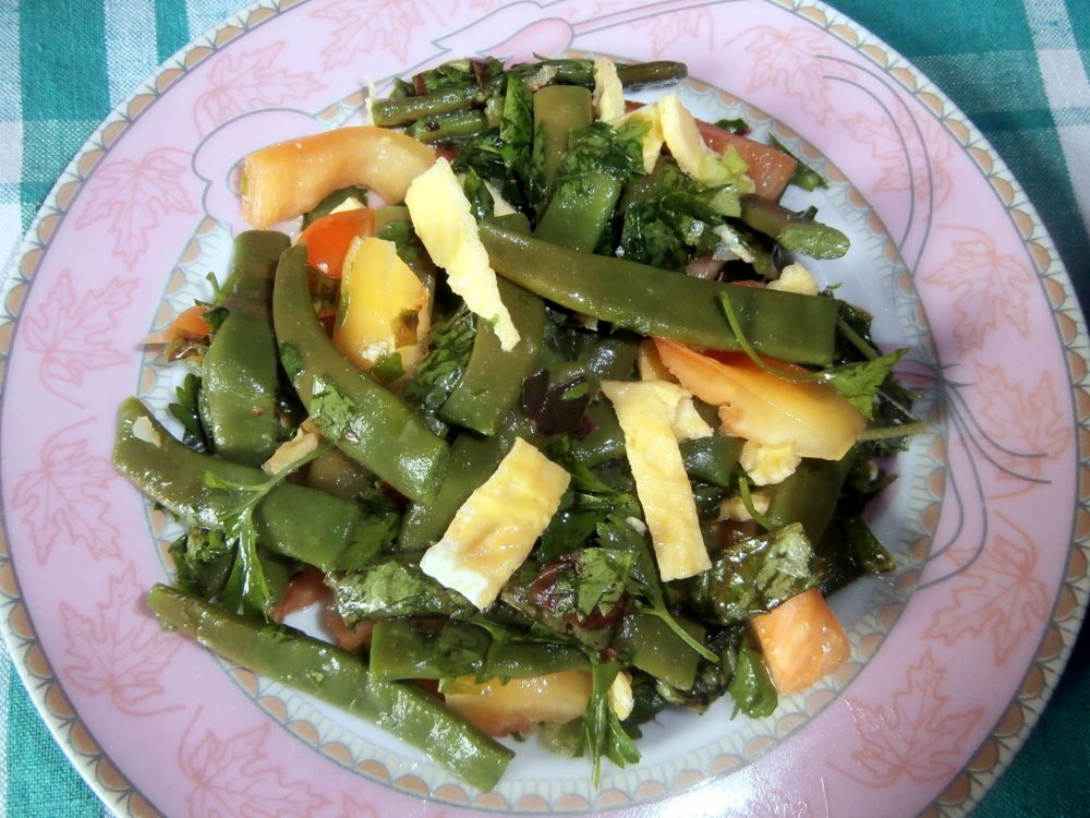 Салат со стручковой фасолью Салат со стручковой фасолью
