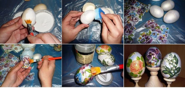 Пасхальное яйцо зелёное, декупаж для начинающих пошагово с фото Пасхальное яйцо зелёное, декупаж для начинающих пошагово с фото