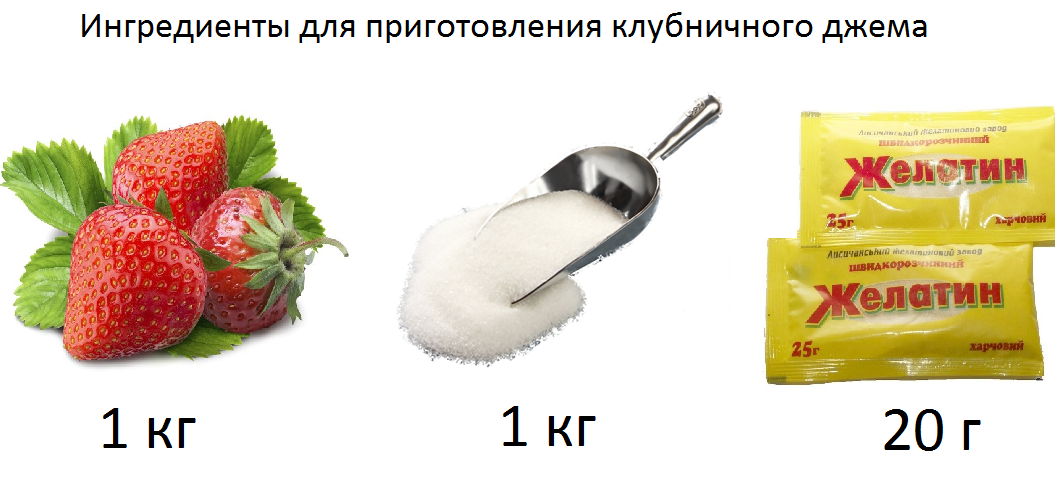 Клубника в желе на зиму без желатина Клубника в желе на зиму без желатина
