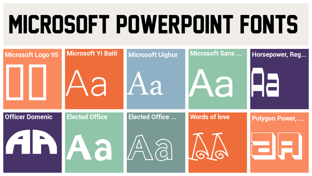 Шрифты в PowerPoint Шрифты в PowerPoint