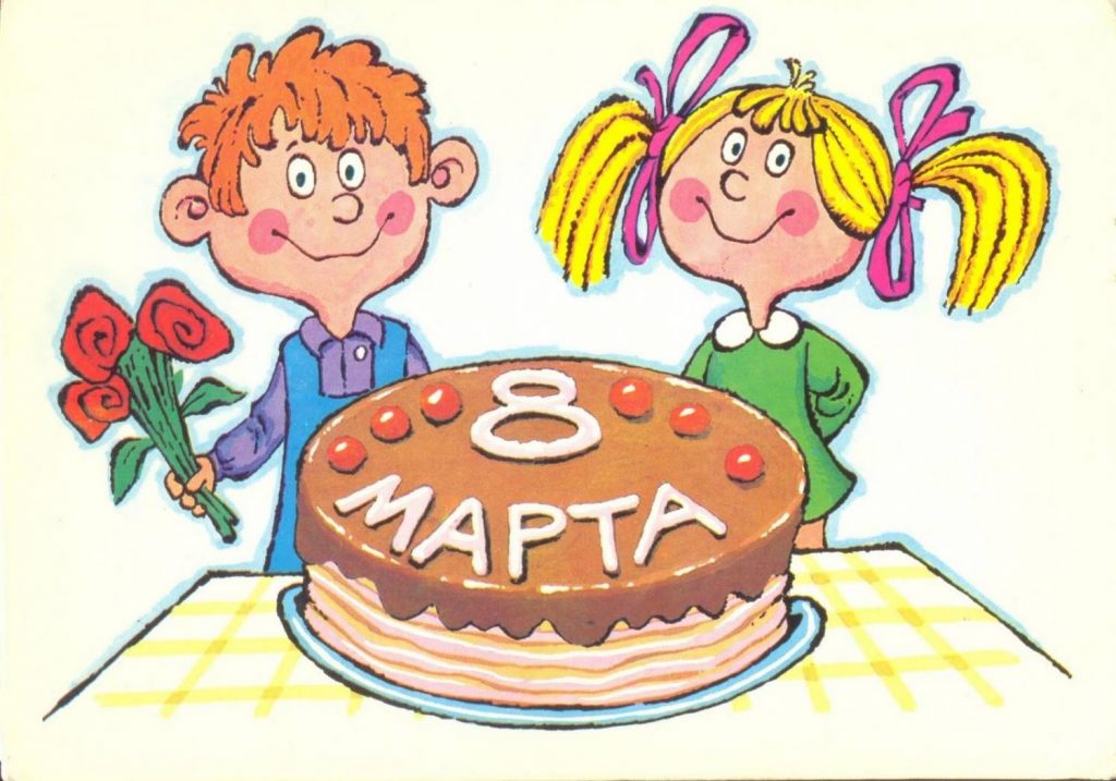 Торт на 8 Марта