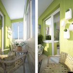 Примеры дизайна интерьера для современного балкона