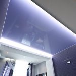 Разновидности конструкций для подсветки потолка светодиодной лентой
