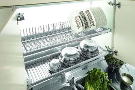 Сушилка для посуды в шкаф: выбор и советы