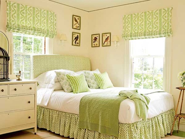 зелная спальня