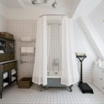 Фото 107: Интерьер винтажной ванной комнаты