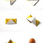 Фото 86: Подставка оригами под яйцо