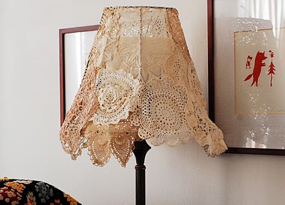 Абажур лампы в винтажном стиле