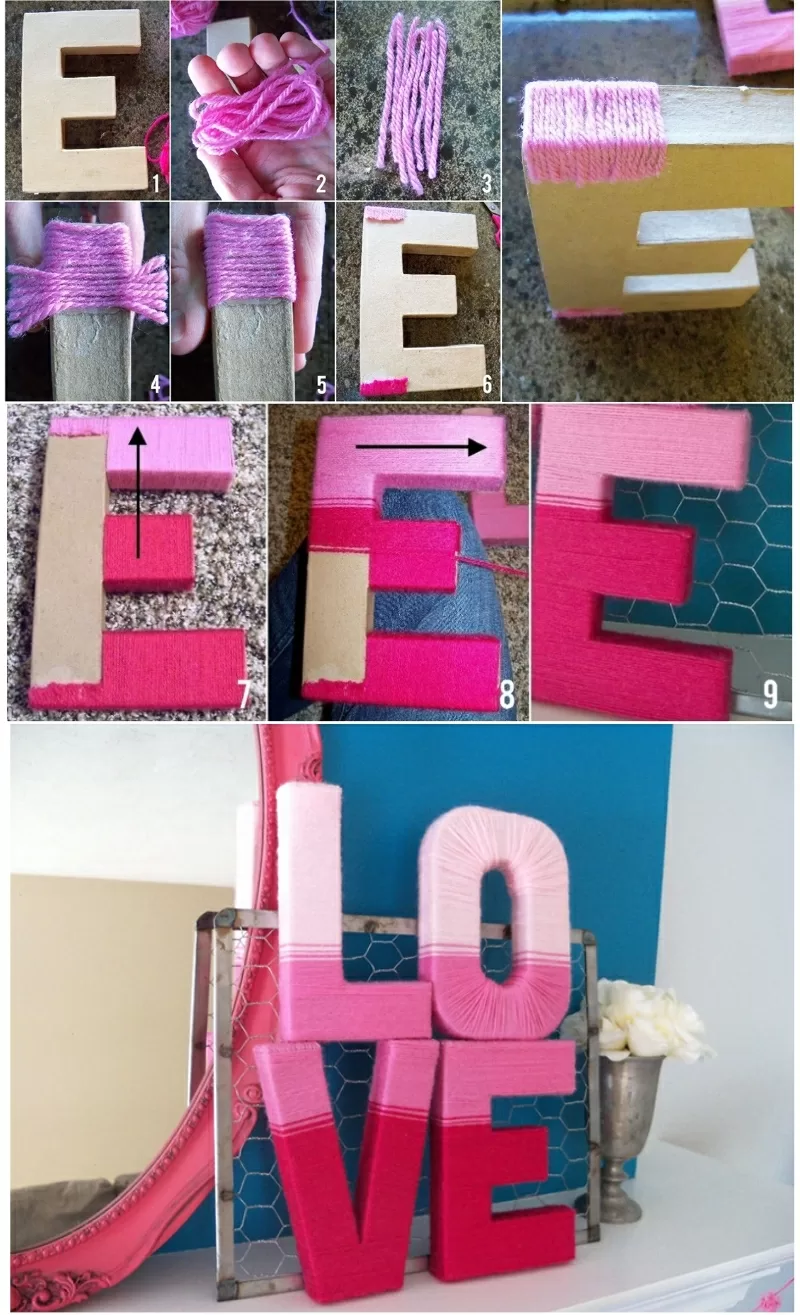 Как сделать объёмные буквы из картона для свадебной фотосессии