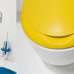 Фото 14: Желтый цвет в интерьере туалета