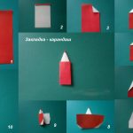 Фото 43: Закладка карандашик–оригами