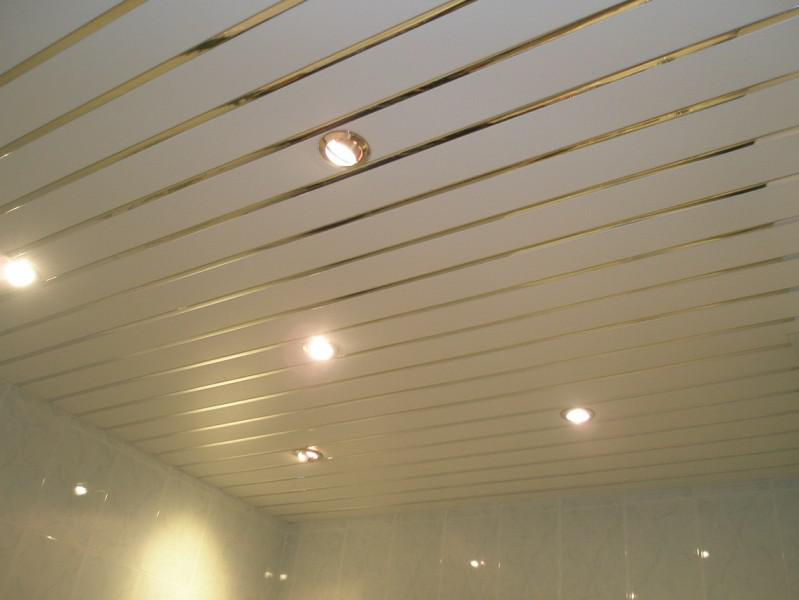реечный подвесной потолок
