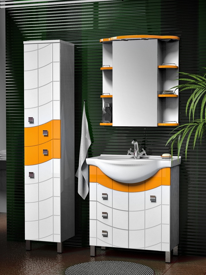 Вариантов мебели для ванных комнат любого размера, конфигурации существует великое множество