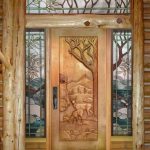 Фото 24: Резные деревянные двери