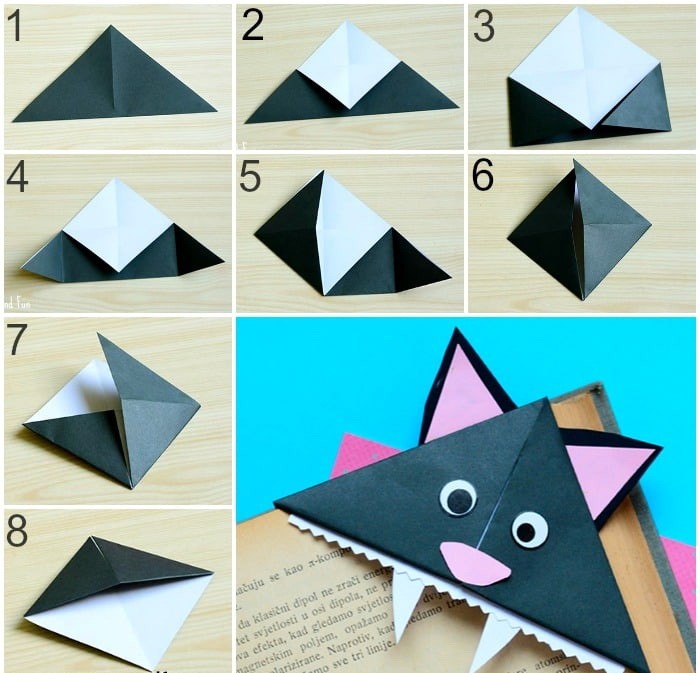 Как сделать кота из бумаги своими руками