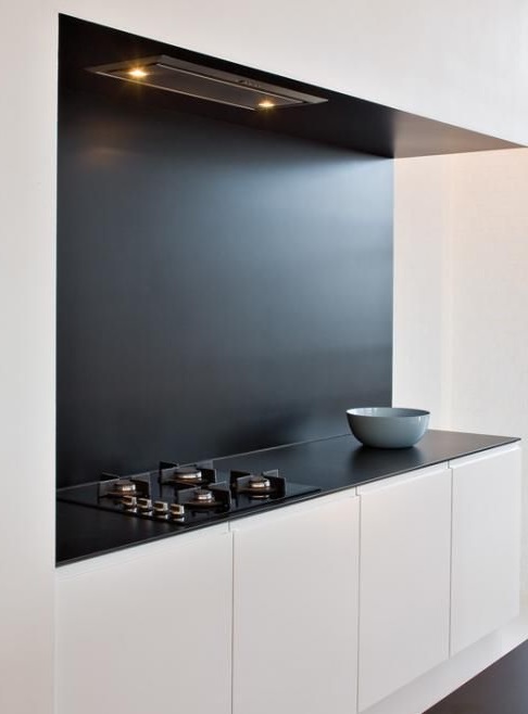 Встроенная кухня в стиле минимализм фото