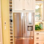 Фото 18: Двухстворчатый холодильник на встроенной кухне фото