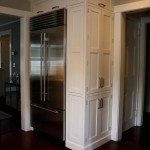 Фото 26: Холодильник во встроенной кухне