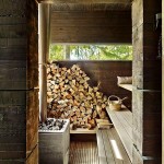 Фото 19: Баня с дровами внутри парилки