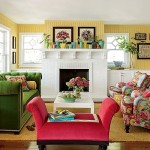 Фото 21: Красный стол с зеленым диваном