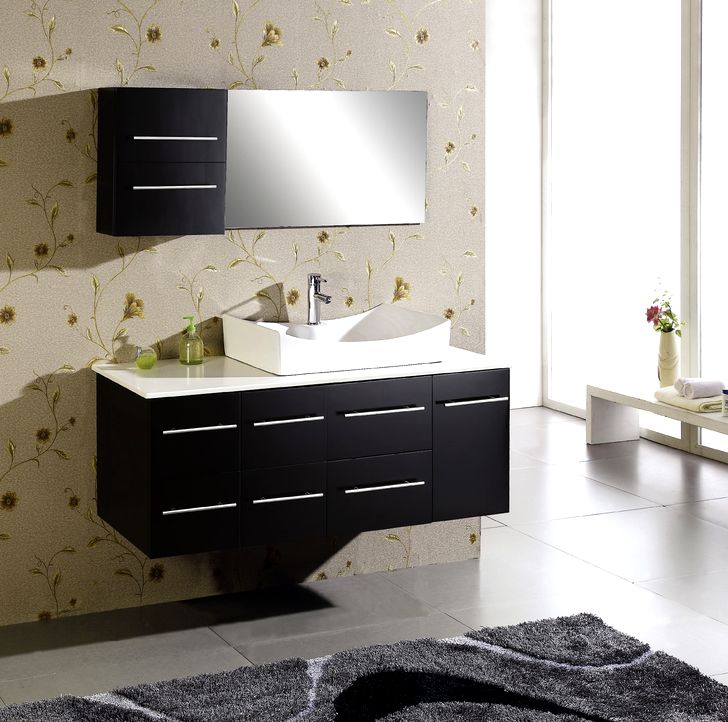 Современный дизайн шкафчиков для ванной