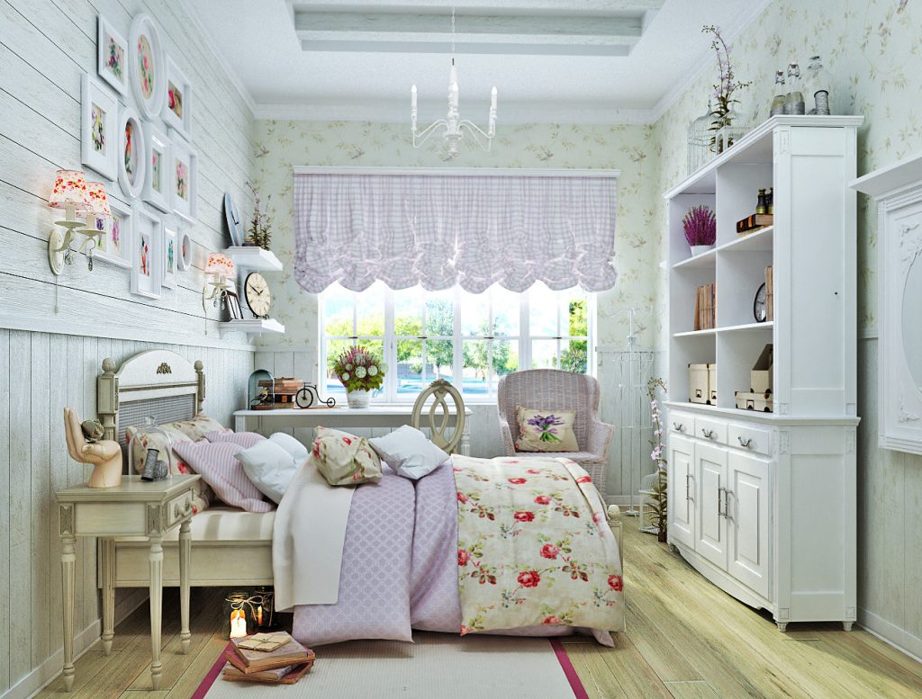 Детская комната в стиле прованс для девочек