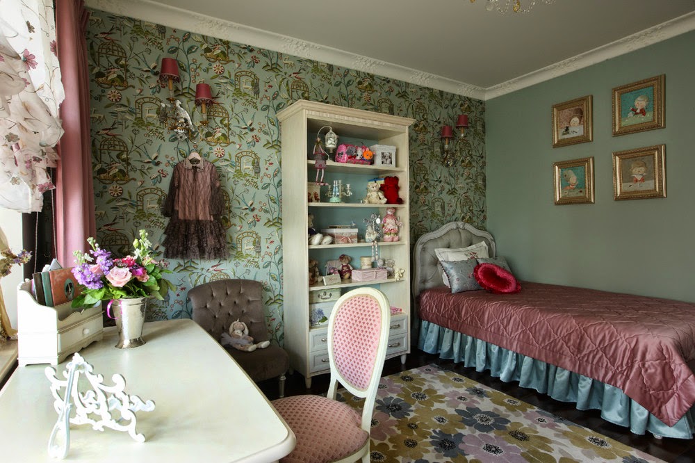 Комната для девочек в стиле прованс и классическом стиле