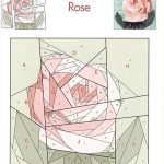 Фото 66: Схема розы в технике пэчворк