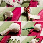 Фото 62: Тюльпаны из гофрированной бумаги