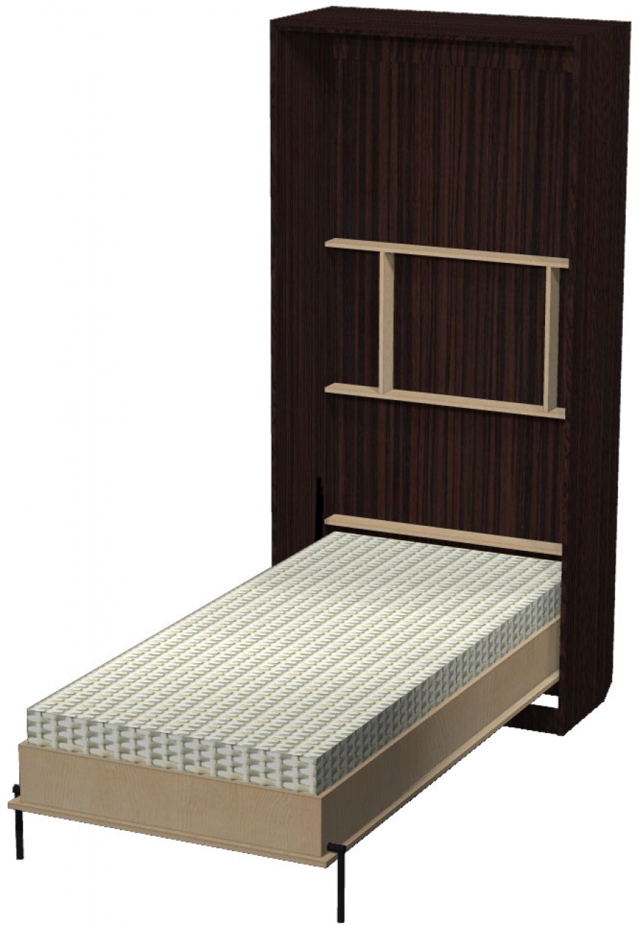 Односпальная отдельно стоящая кровать-шкаф 