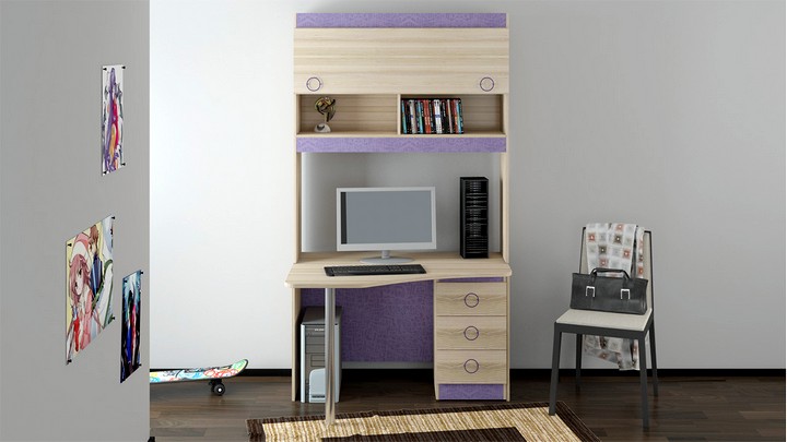 Угловой письменный стол3