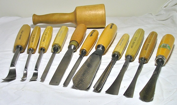 Набор инструментов для резьбы по дереву для начинающего