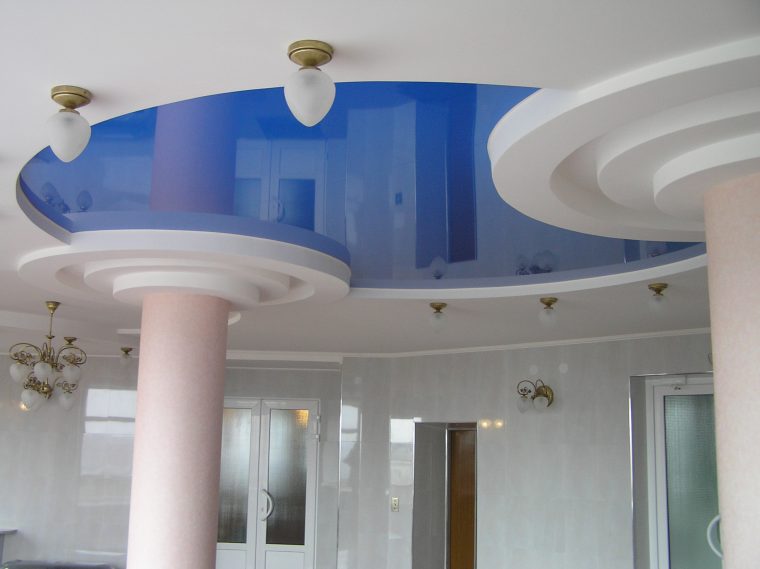 Фото 74: Красивый натяжной потолок
