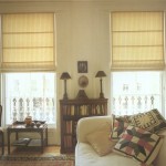 Фото 10: Римские шторы в гостиной