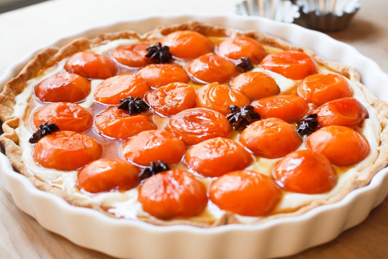 Сладкий пирог с абрикосами