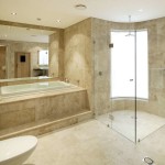 Фото 11: Дизайн ванной комнаты в нейтральных тонах