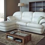 Фото 56: Белый кожаный диван