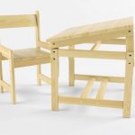Фото 33: Деревянная парта и стул