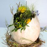 Фото 53: Пасхальная композиция из яйца
