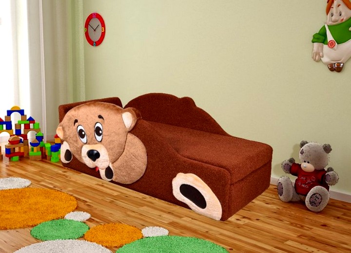 Детский диван-кровать с бортиками (5)