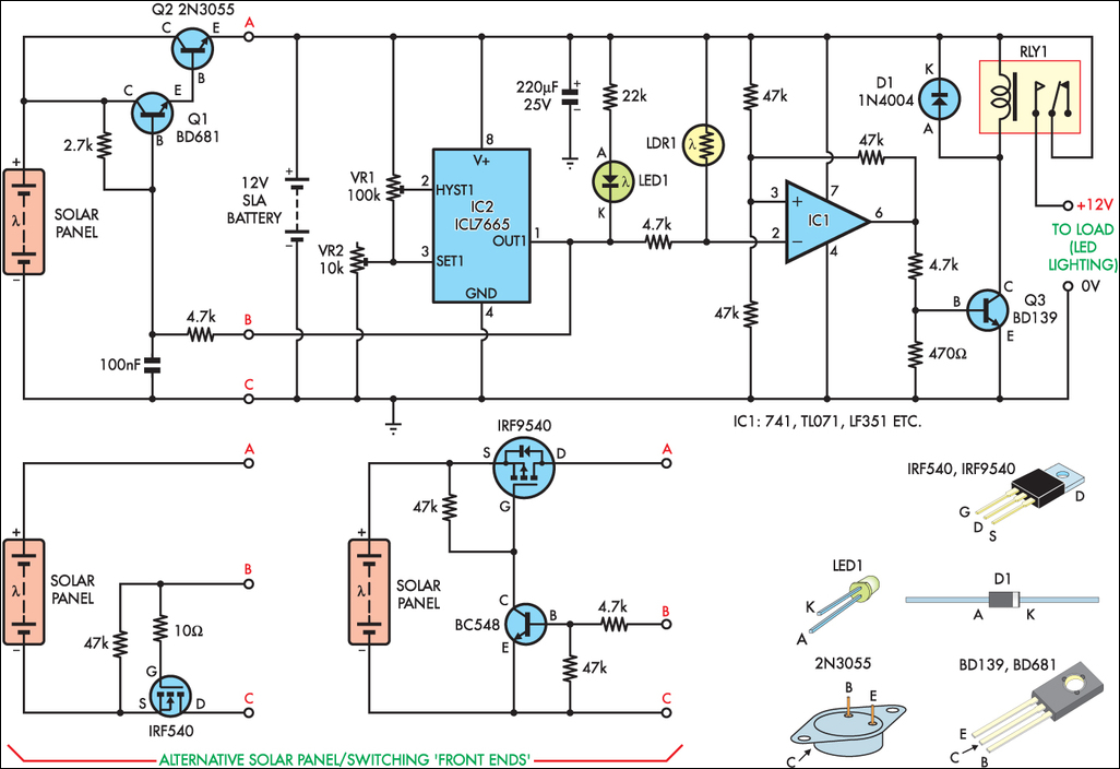 Solar sensor wall light схема ремонт своими руками