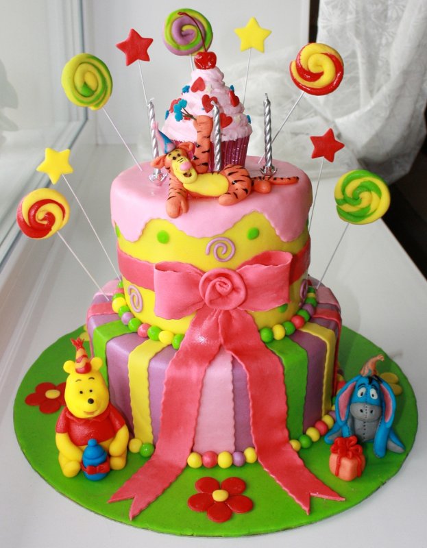 Детские торты на день рождения на 2 года фото