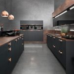 Фото 64: Черно-медная кухня