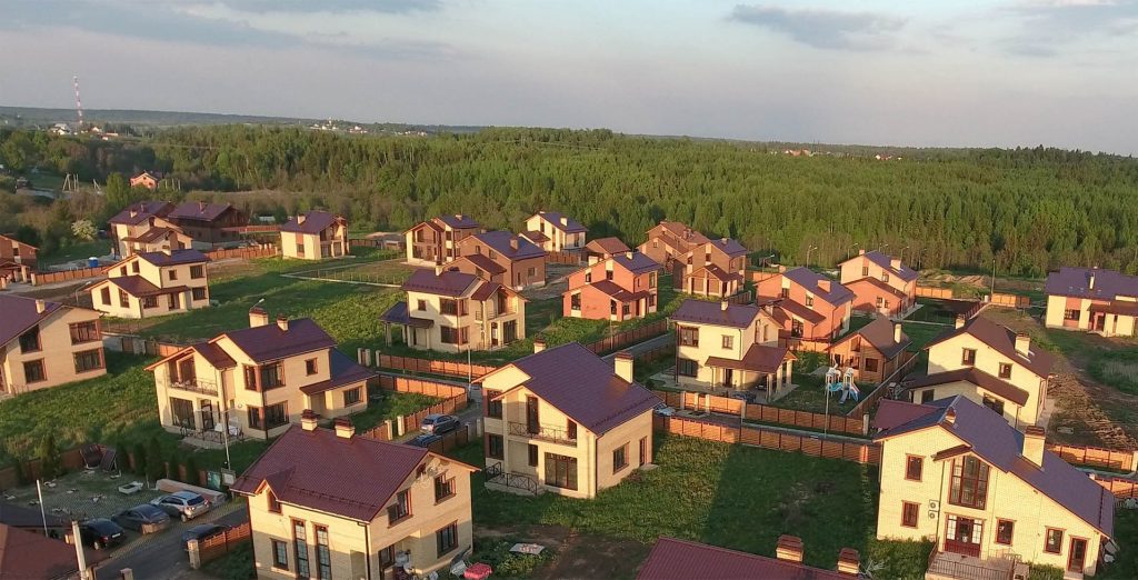 Коттеджный поселок Мишкин лес фото сверху
