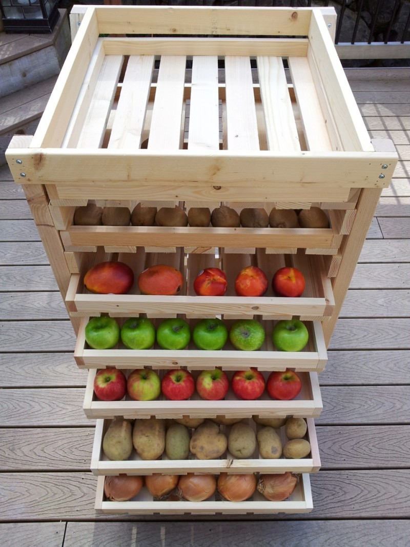 Фото 19: Многоярусный ящик для хранения овощей